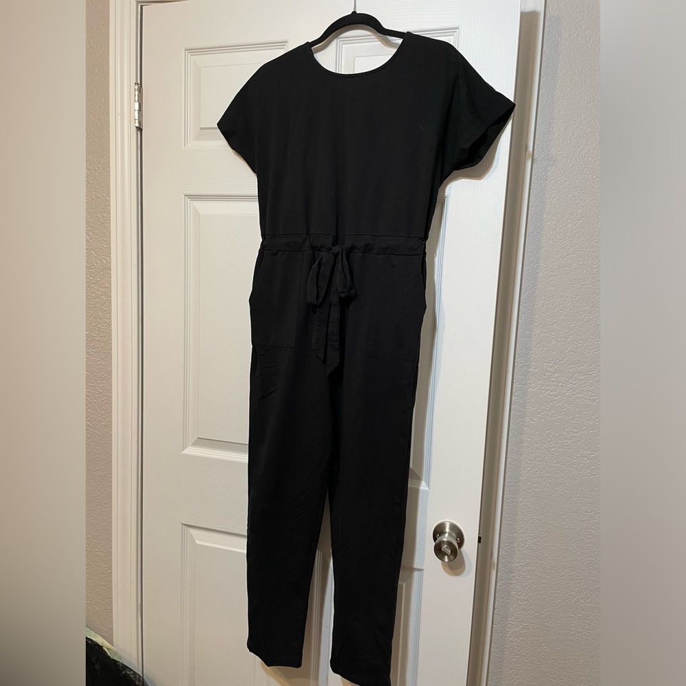 Piper and Scoot Black Jumpsuit